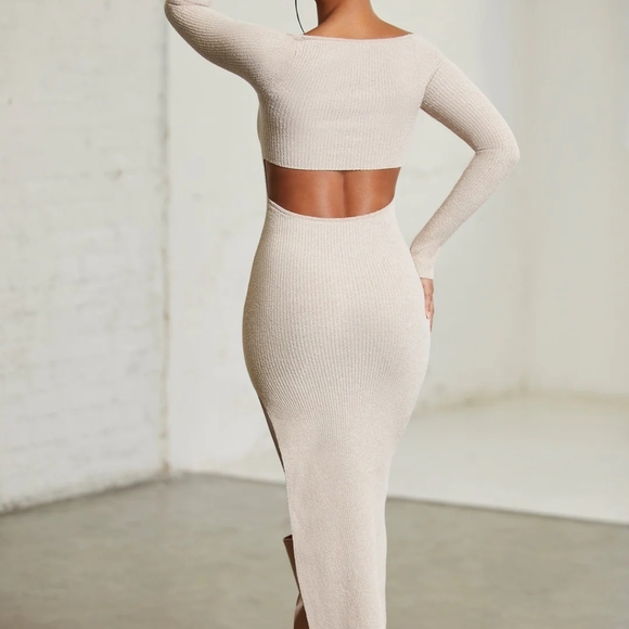 Oh Polly SIGNE Long Sleeve Cut Out Maxi Dress - Picture 3 of 8